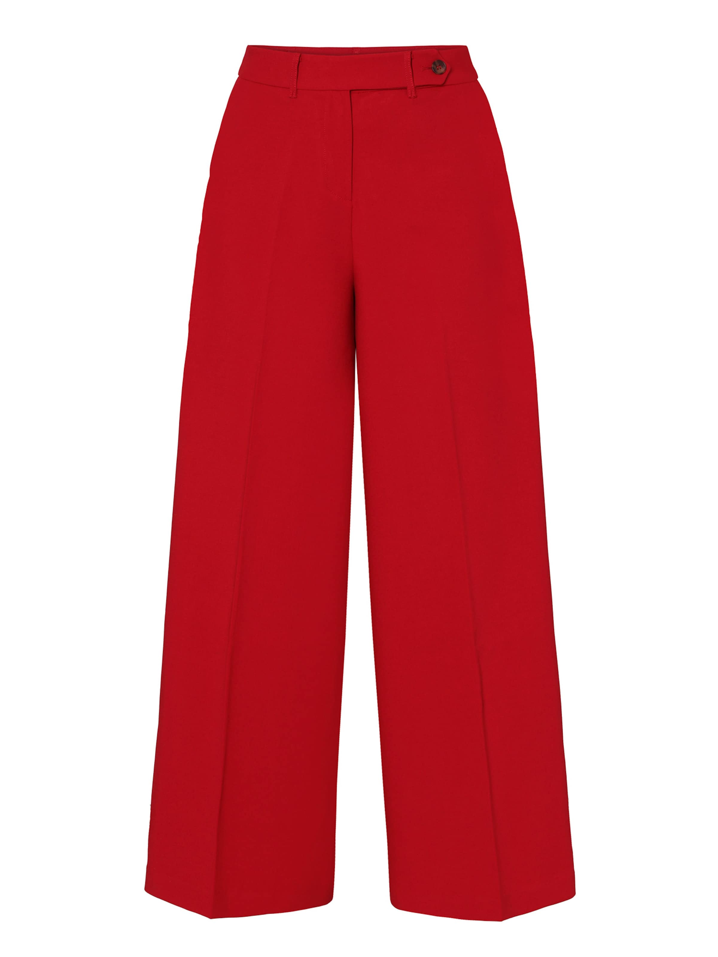 sarkans TATUUM Vaļīgs piegriezums Buktētas bikses 'Manikimia': no priekšpuses