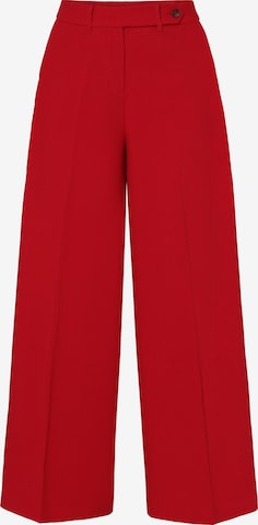 sarkans TATUUM Vaļīgs piegriezums Buktētas bikses 'Manikimia': no priekšpuses