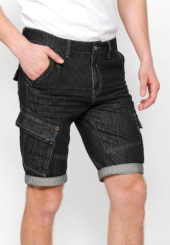 KOROSHI Regular Jeans 'Cowboy' i svart: framsida