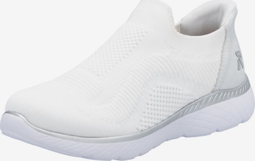 Rieker Sport Slip On in Weiß: Vorderseite