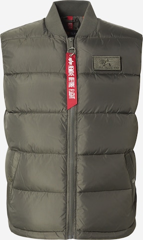 ALPHA INDUSTRIES Liivi värissä vihreä: etupuoli