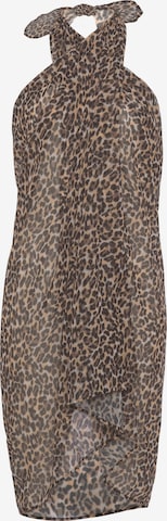 BRUNO BANANI Beach Dress in Brown: front