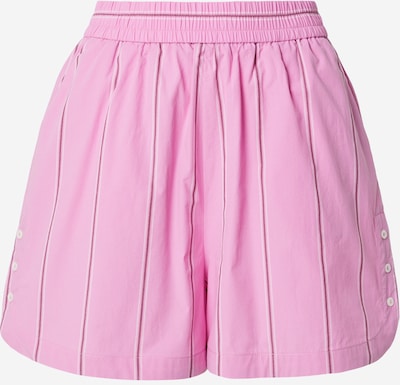 Kelnės iš FRNCH PARIS, spalva – ruda / rožių spalva / balta, Prekių apžvalga