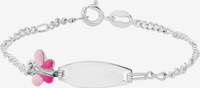 Lucardi Armband in himbeer / hellpink / silber, Produktansicht