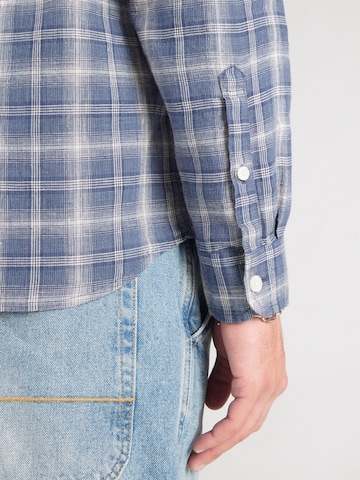 Abercrombie & Fitch Comfort Fit Πουκάμισο σε μπλε