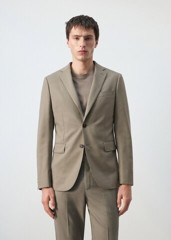 MANGO MAN Slim Fit Sakko 'Turin' in Braun: Vorderseite