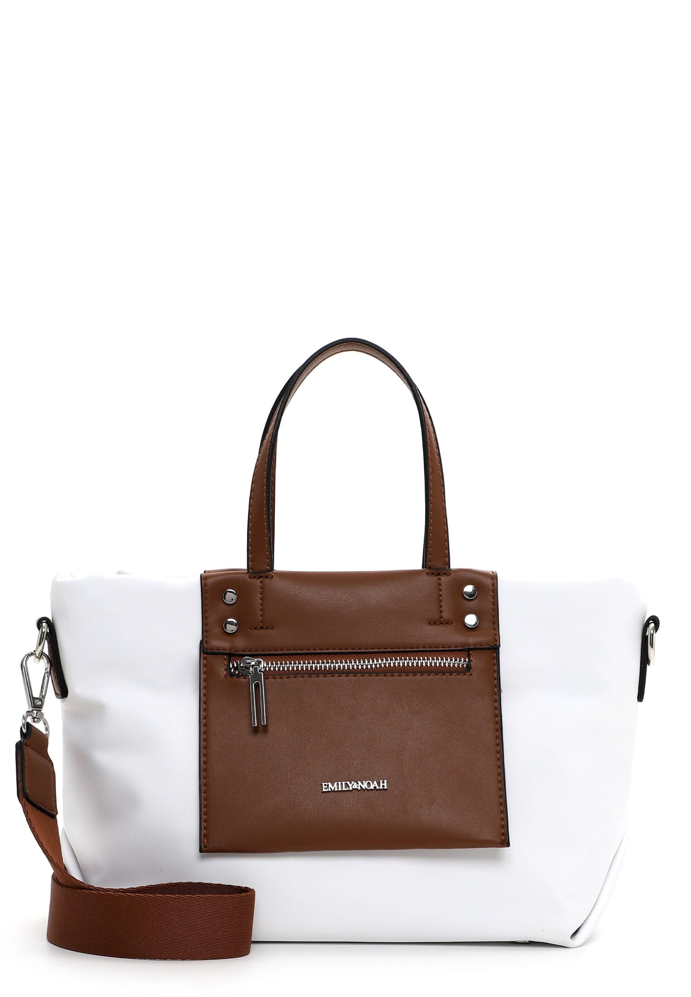Emily & Noah Shopper 'Elaura' in Weiß: Vorderseite