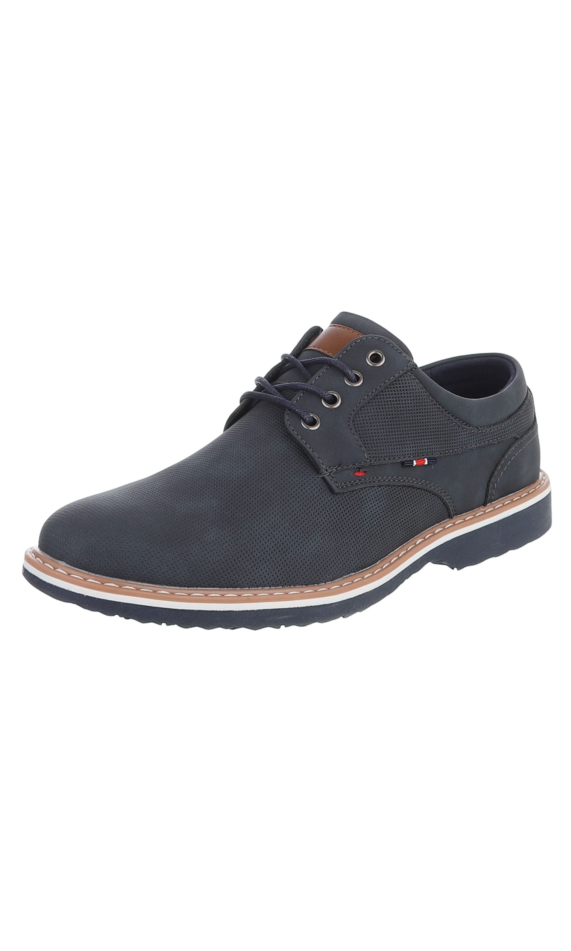 CoolWalk Lace-Up Shoes in Blue: front