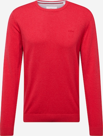 s.Oliver Pullover in Rot: Vorderseite