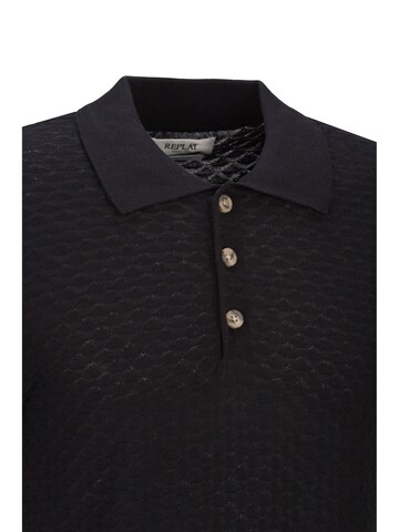 REPLAY Poloshirt 'Lasso' in Schwarz