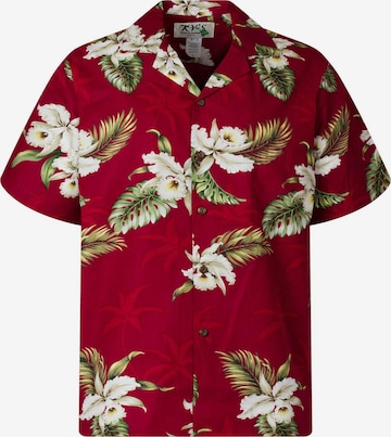 Coupe regular Chemise 'Enzian' KY's en rouge : devant