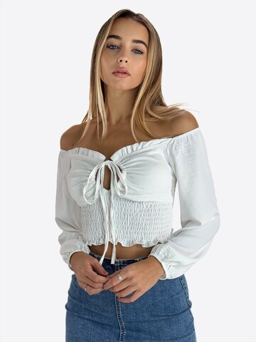 Elara Bluse in Weiß