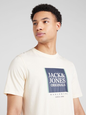 JACK & JONES Shirt 'LAFAYETTE' in Beige