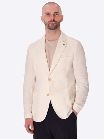 Distretto12 - Ajuste regular Chaqueta saco 'Certo' en blanco: frente