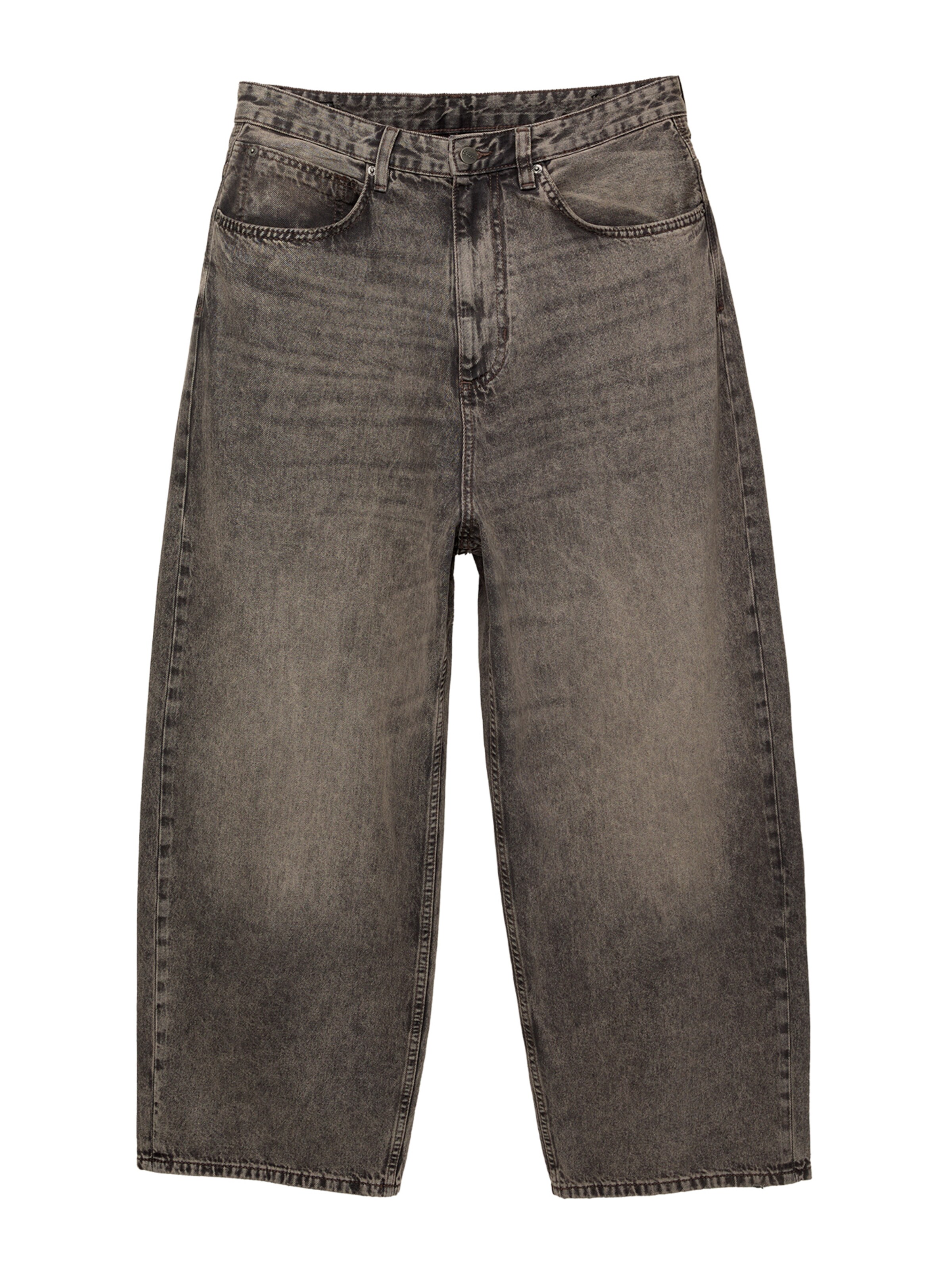 Baggy Jeans di Pull&Bear in marrone: frontale