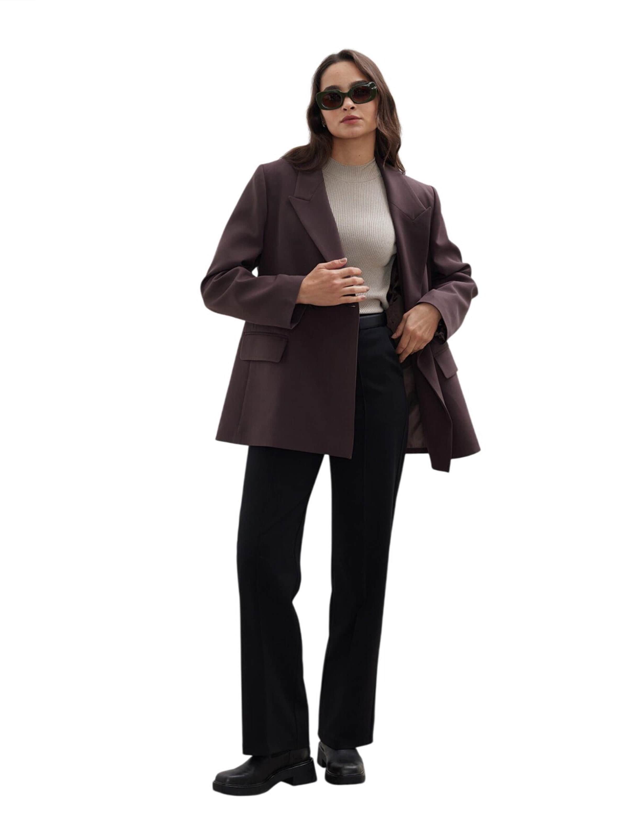 MANUKA Blazers in Bruin: voorkant