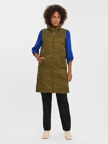 VERO MODA - Chaleco 'Uppsala' en verde: frente