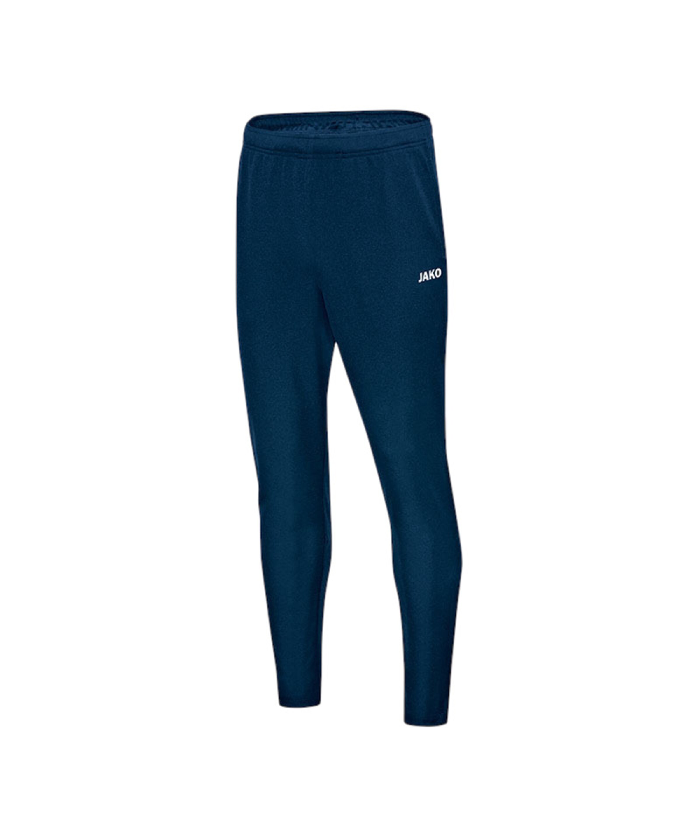 JAKO Slim fit Workout Pants 'Classico' in Blue: front