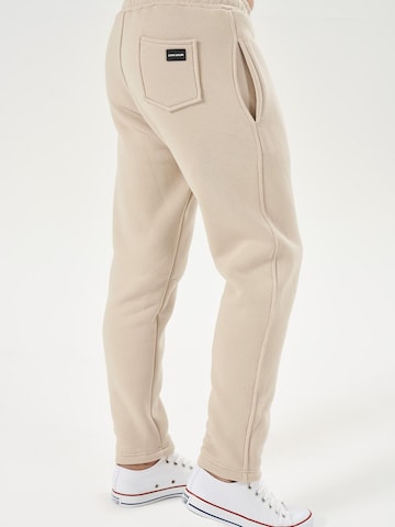 LOUIS LECLER Slim fit Trousers 'Lucien' in Beige