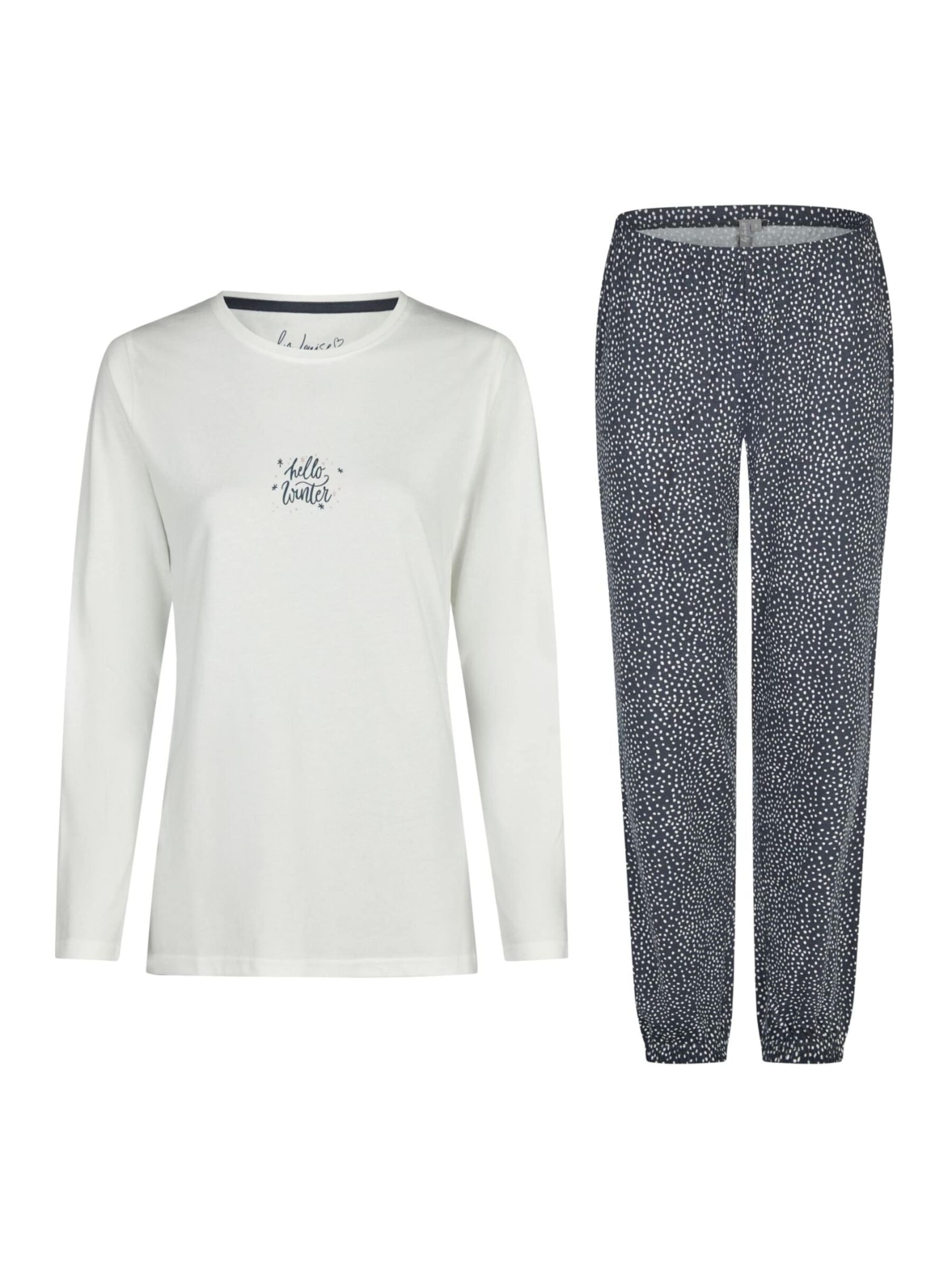 By Louise Pyjama 'by Louise Women's Pyjamas with Cosy Socks Long Nightwear Interlock'‌‌‌‌‌‌‌‌‌ in Beige: Vorderseite