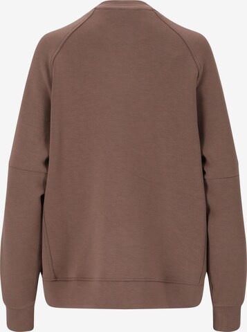 Athlecia Athletic Sweatshirt 'Jacey' in Brown