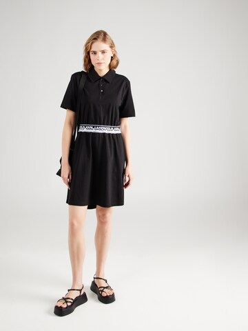 Karl Lagerfeld Dress in Black: front