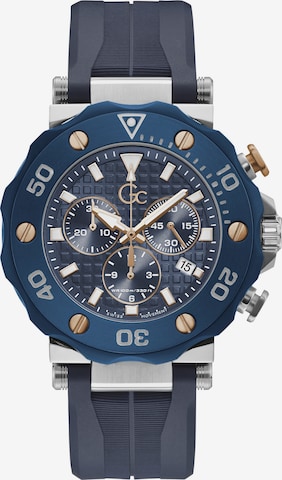 Gc Analoog horloge 'DiverCode Chrono ' in Blauw: voorkant