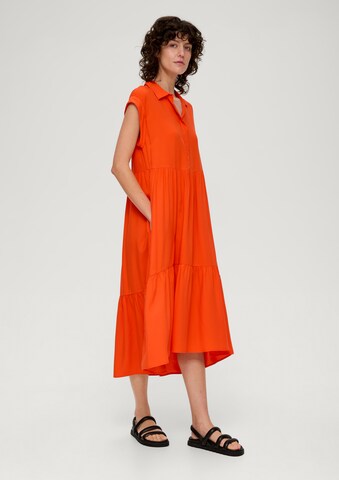 s.Oliver Shirt Dress in Orange