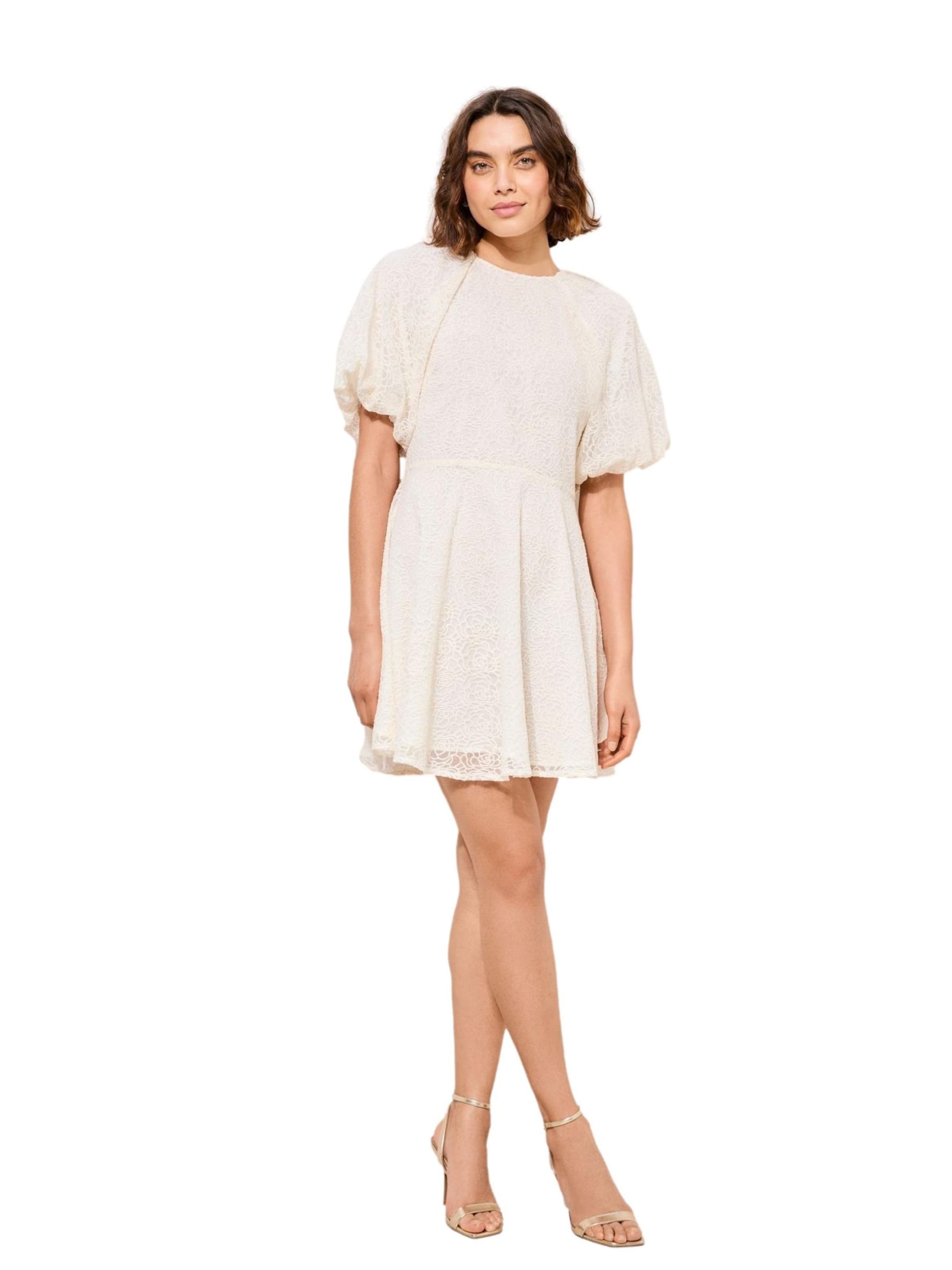 Robe Friends Like These en blanc : devant
