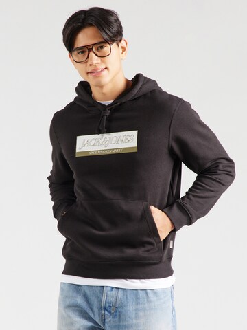 JACK & JONES Sweatshirt 'JORINWOOD' i grå: framsida