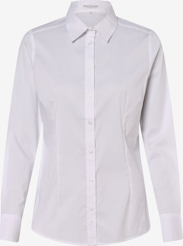 Marie Lund Blouse in White: front