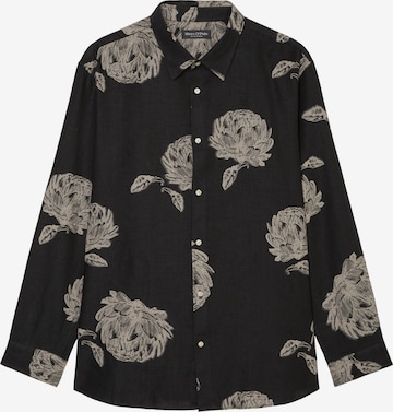 Marc O'Polo Regular fit Button Up Shirt in Black: front