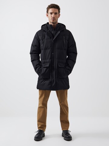 melns FRENCH CONNECTION Starpsezonu parka