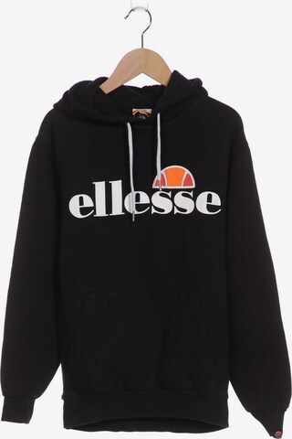 ELLESSE Sweatshirt & Zip-Up Hoodie in S in Black: front