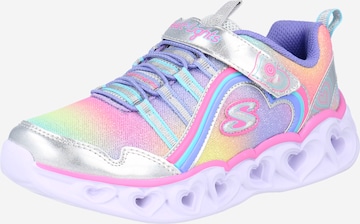 SKECHERS Tenisky - strieborná: predná strana