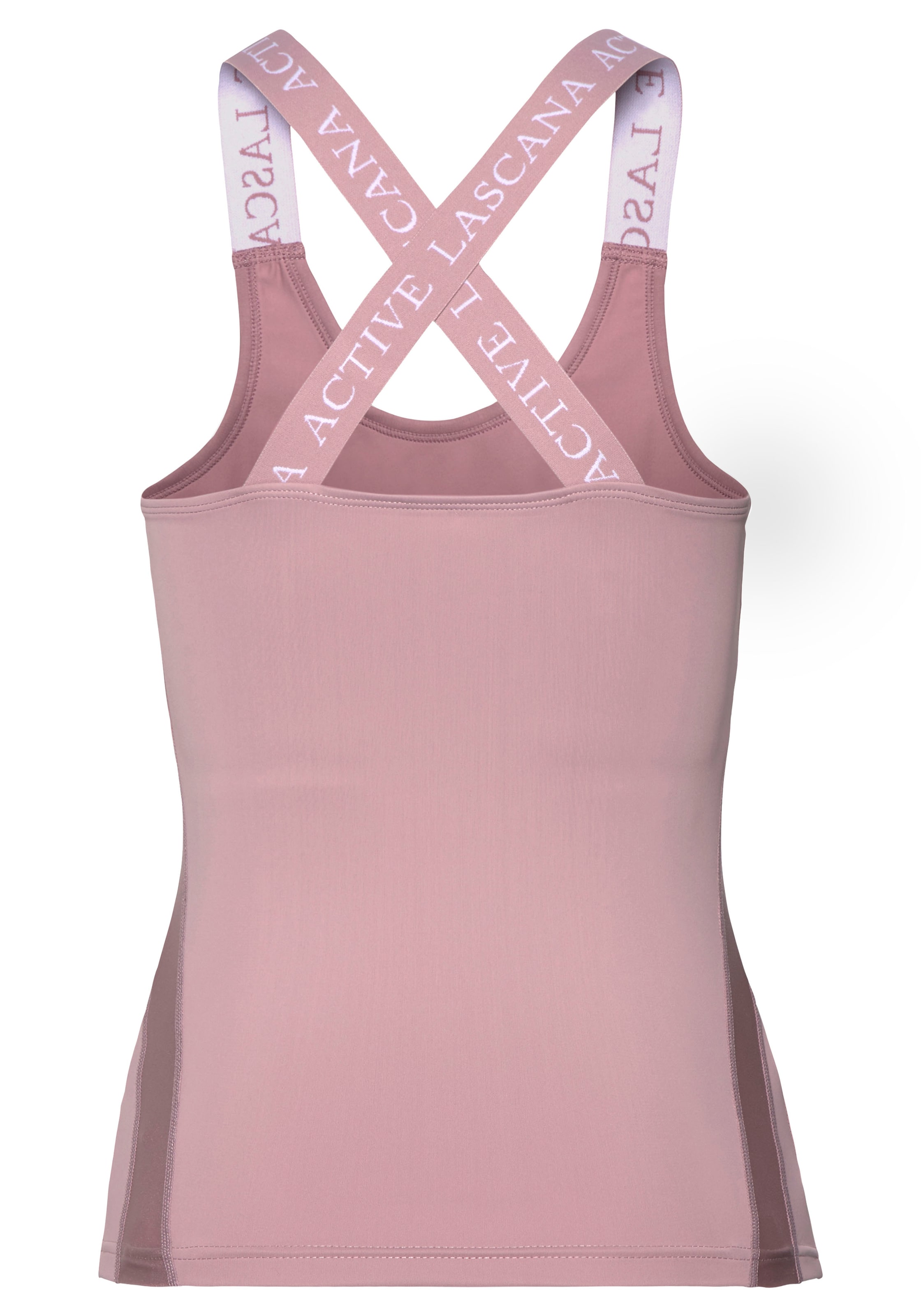 rožinė LASCANA ACTIVE Sportiniai marškinėliai be rankovių