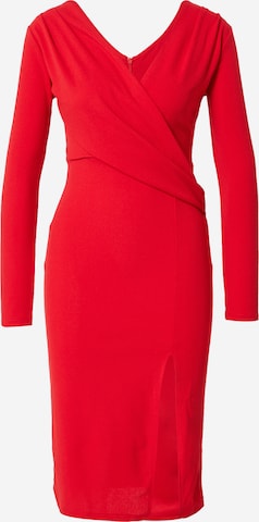 WAL G. - Vestido de cocktail 'BENNY' em vermelho: frente