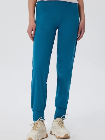 Albero Natur Tapered Pants 'Damen Bio-Baumwoll Yogahose' in Blue: front