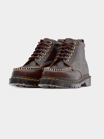 Dr. Martens Μπότες με κορδόνια 'Lowell' σε καφέ