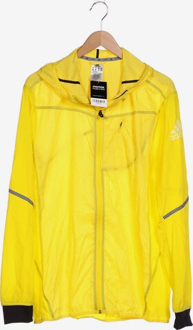 ADIDAS PERFORMANCE Jacket & Coat in XL in Yellow: front