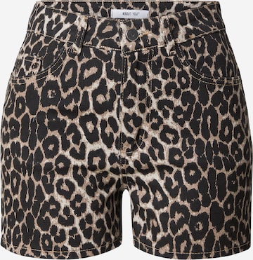 Regular Jean 'Charlotta' ABOUT YOU en marron : devant