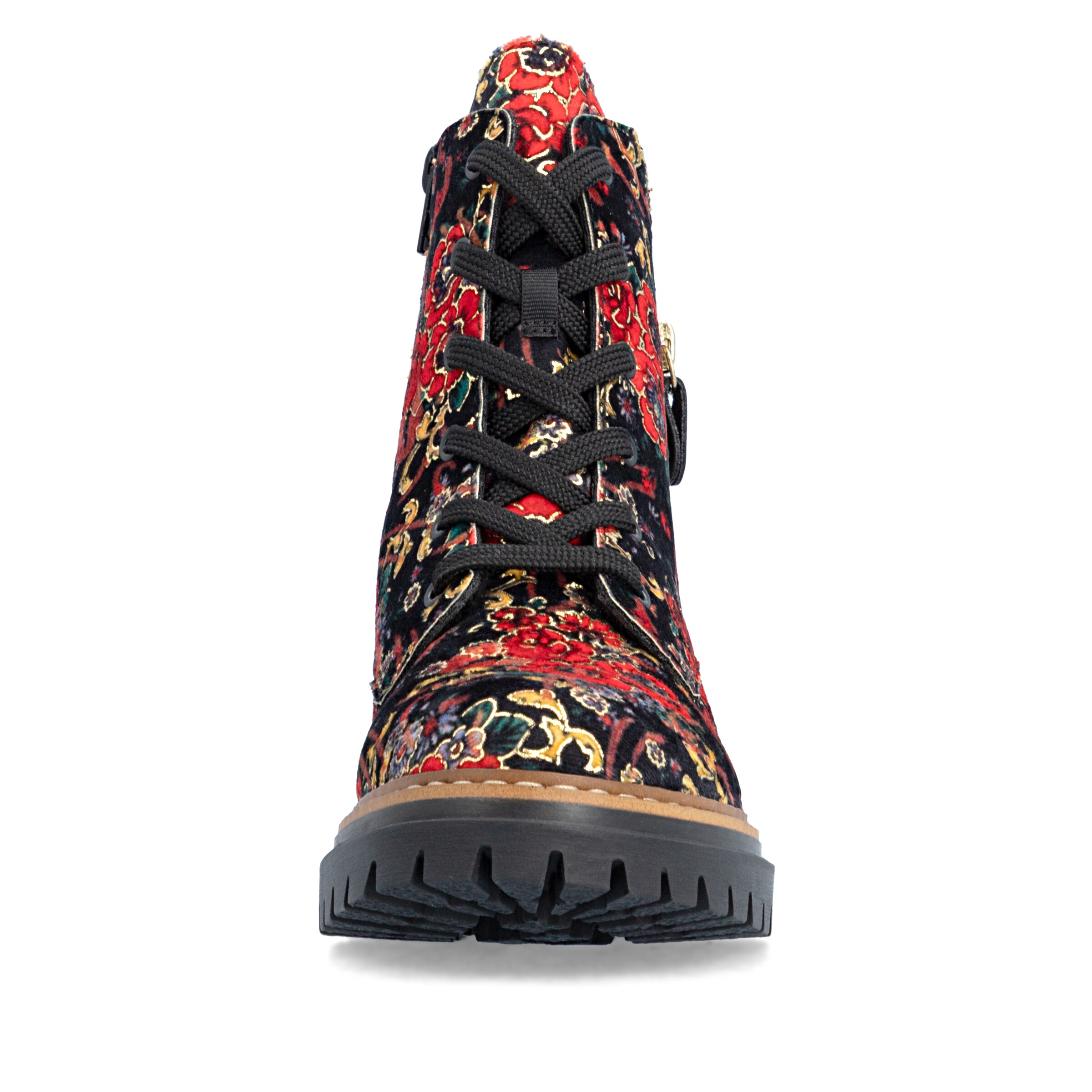 Bottines à lacets Rieker en noir