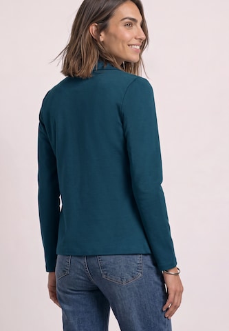 STREET ONE Basic Blazer in Unifarbe in Blau