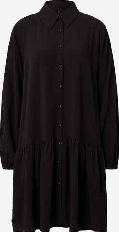 Y.A.S Shirt Dress in Black: front