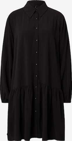 Y.A.S Shirt dress in Black: front