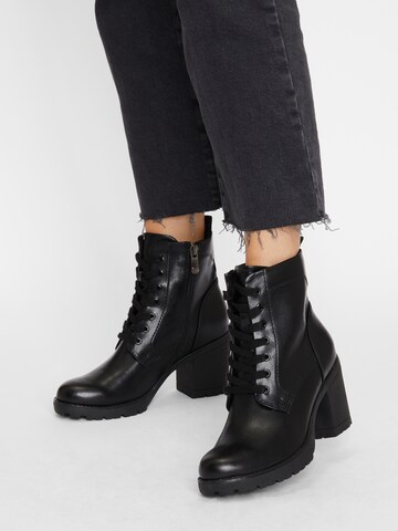 MARCO TOZZI Lace-Up Ankle Boots in Black