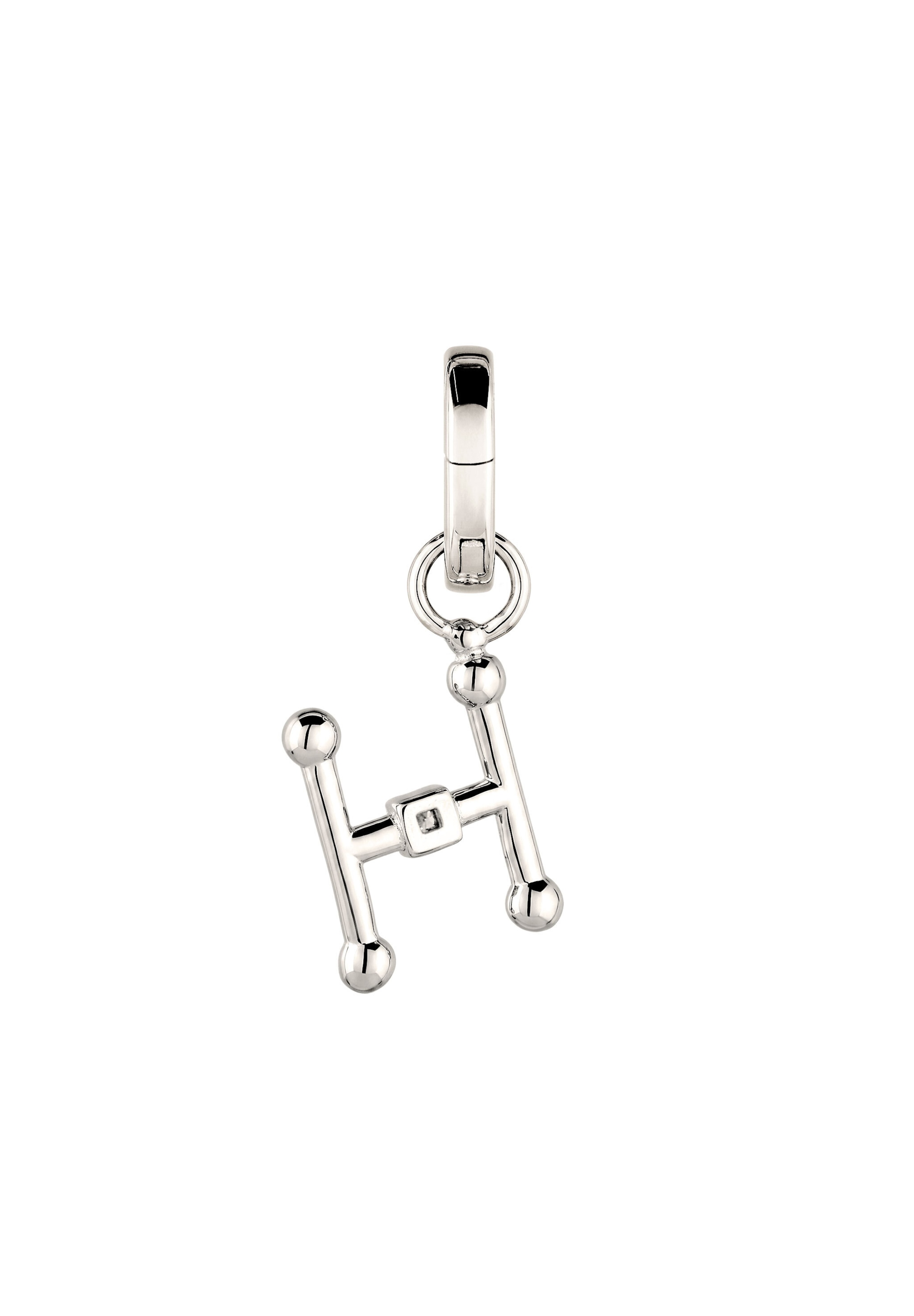ELLI Hangers 'Buchstabe H' in Zilver