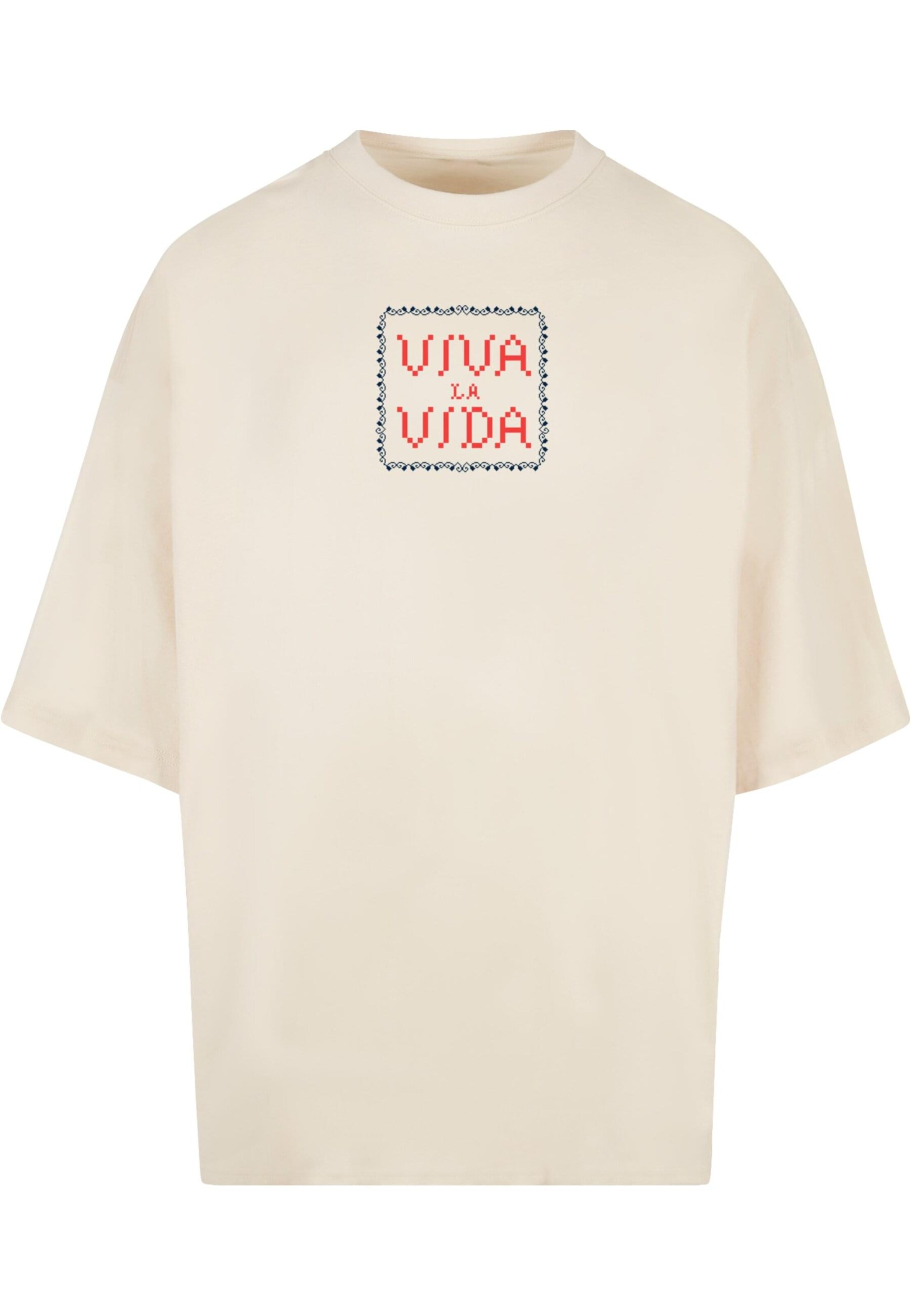 Merchcode Shirt in Beige: voorkant