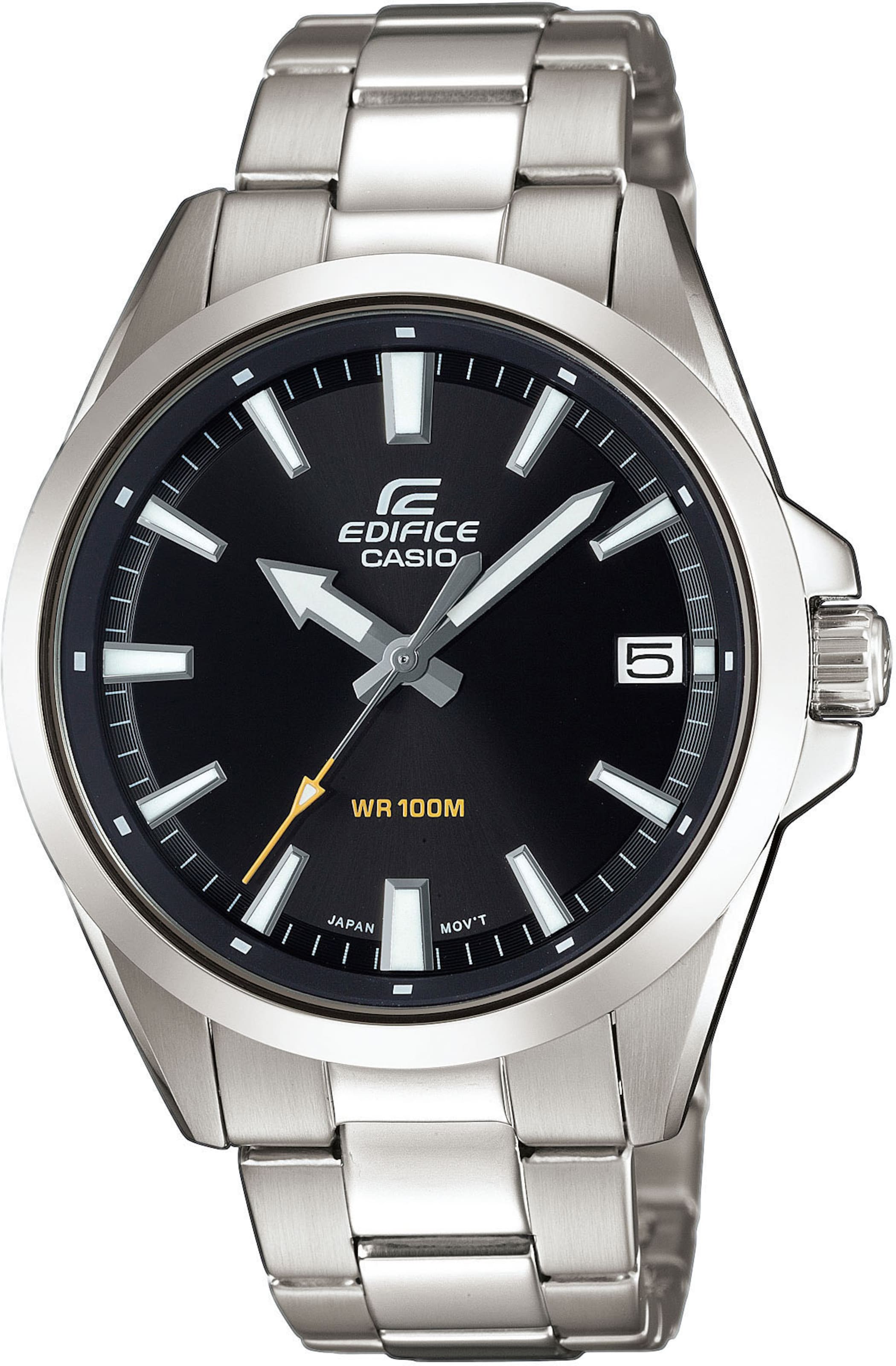 CASIO Analog Watch 'EDIFICE' in Silver: front