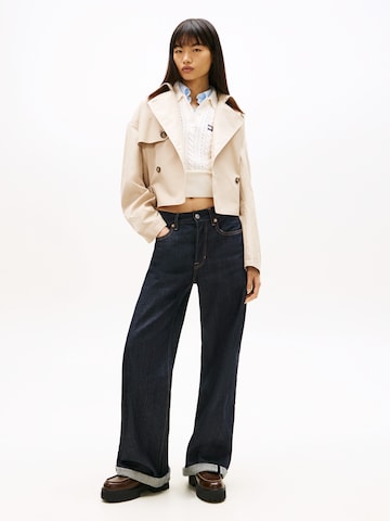 Tommy Jeans Prehoden plašč | bež barva